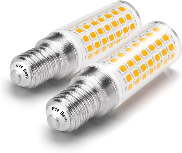 Plus de lumière sous la hotte : ampoule LED E14 blanc chaud 5W, nouveauté Amazon