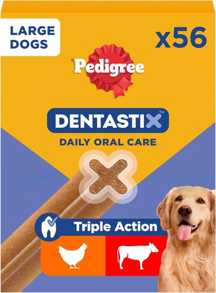 Mon chien a mauvaise haleine : bâtonnets à mâcher grand chien, nouveauté Amazon