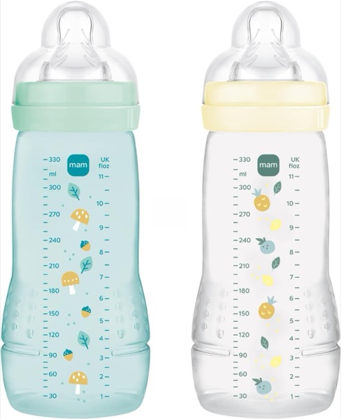 Éviter les coliques de mon bébé : le biberon MAM 330 ml, lot de 2, nouveauté Amazon