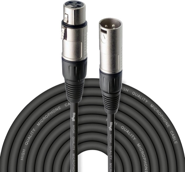 Brancher un micro sur une sonorisation : câble XLR 10 m Stagg, nouveauté Amazon