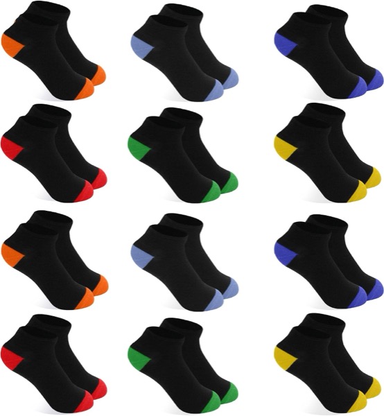 Pieds des enfants toujours au chaud : lot de 12 chaussettes en coton, nouveauté Amazon