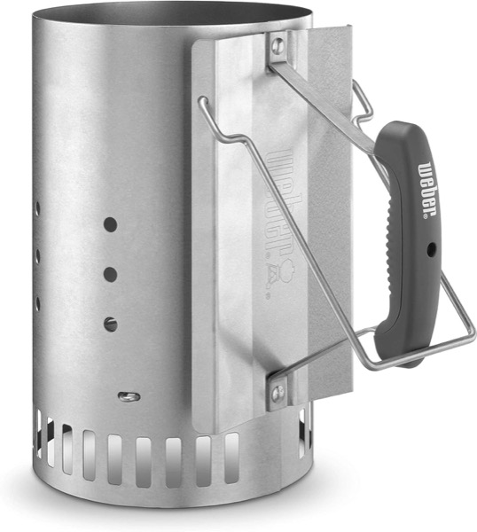Allumer barbecue charbon sans allume-feu : la cheminée Weber Rapidfire, nouveauté Amazon