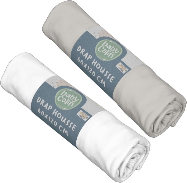 Linge de lit doux pour nourrisson : lot de 2 draps housse 60x120, nouveauté Amazon