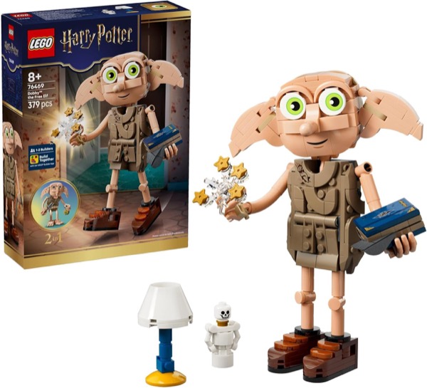 Occuper un enfant qui aime construire : figurine LEGO Dobby à monter, nouveauté Amazon