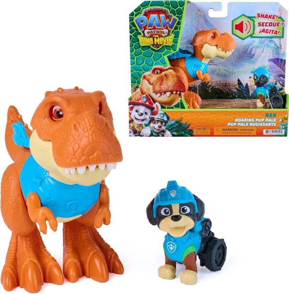 cadeau anniversaire petit garçon fan de sauvetage : Rex et son dino, nouveauté Amazon