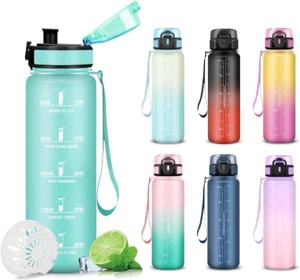 Motiver mon enfant à s'hydrater : la gourde 500ml graduée anti-fuite, nouveauté Amazon