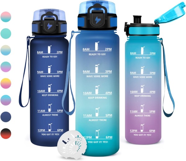 Suivre ma consommation d'eau au quotidien : la gourde filtrante 500ml, nouveauté Amazon