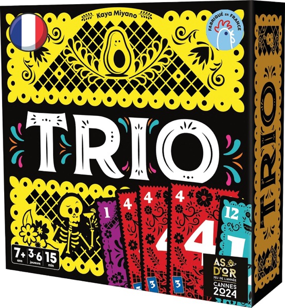Jouer en famille le soir sans écran : le jeu de cartes Trio d'Asmodee, nouveauté Amazon