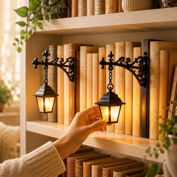 Créer un coin lecture cosy : le lot de 2 lanternes veilleuses LED, nouveauté Amazon