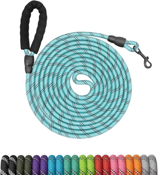 Apprendre le rappel à son chien : longe de dressage 10 m à poignée, nouveauté Amazon