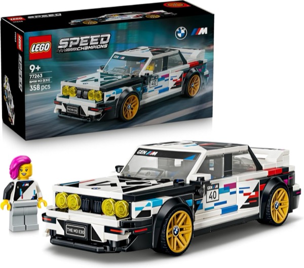 Occuper un ado passionné de voitures : LEGO BMW M3 E30 à monter, nouveauté Amazon