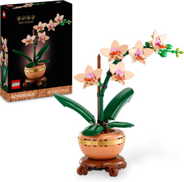 Décorer un intérieur sans entretien : l'orchidée LEGO à monter, nouveauté Amazon
