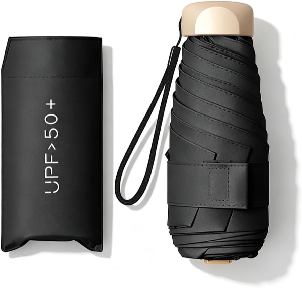 Rester au sec en cas d'averse : le parapluie pliant compact anti-UV, nouveauté Amazon