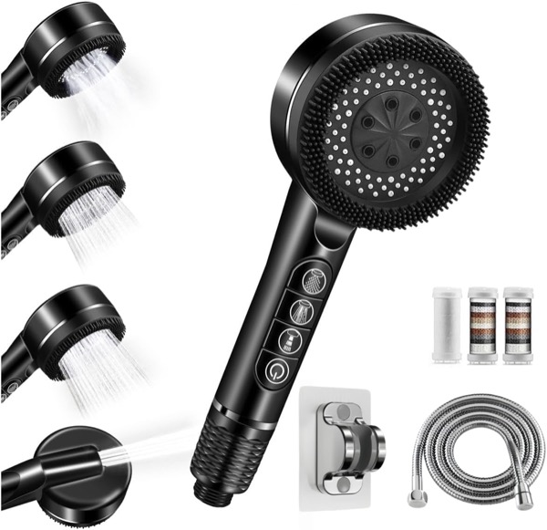 Faible pression d'eau sous la douche : le pommeau haute pression, nouveauté Amazon