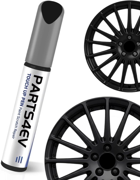 Réparer rayures sur jantes alu : le vernis de retouche noir brillant, nouveauté Amazon