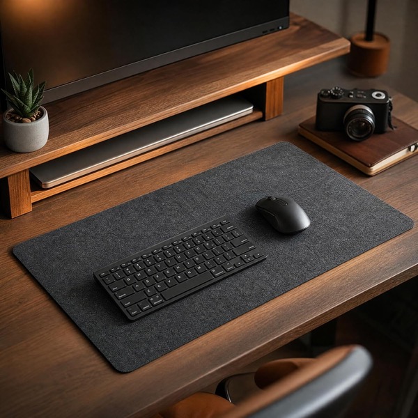Protéger son bureau des rayures : le sous-main en feutre 80x40 cm, nouveauté Amazon