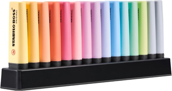 Organiser mes révisions par couleur : le set de 15 surligneurs pastel, nouveauté Amazon