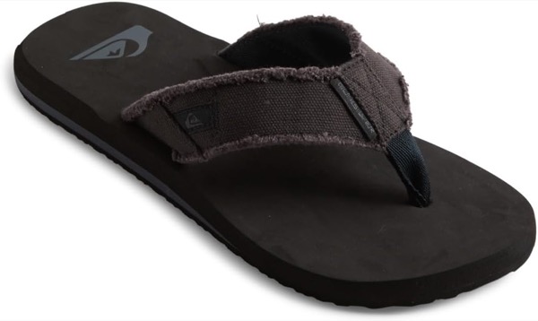 Protéger les pieds à la piscine : les tongs garçon Quiksilver, nouveauté Amazon