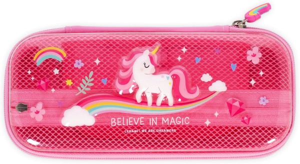 Organiser les stylos dans son cartable : la trousse licorne LEGAMI, nouveauté Amazon